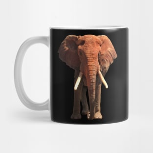 Red Elephant in Africa Mug